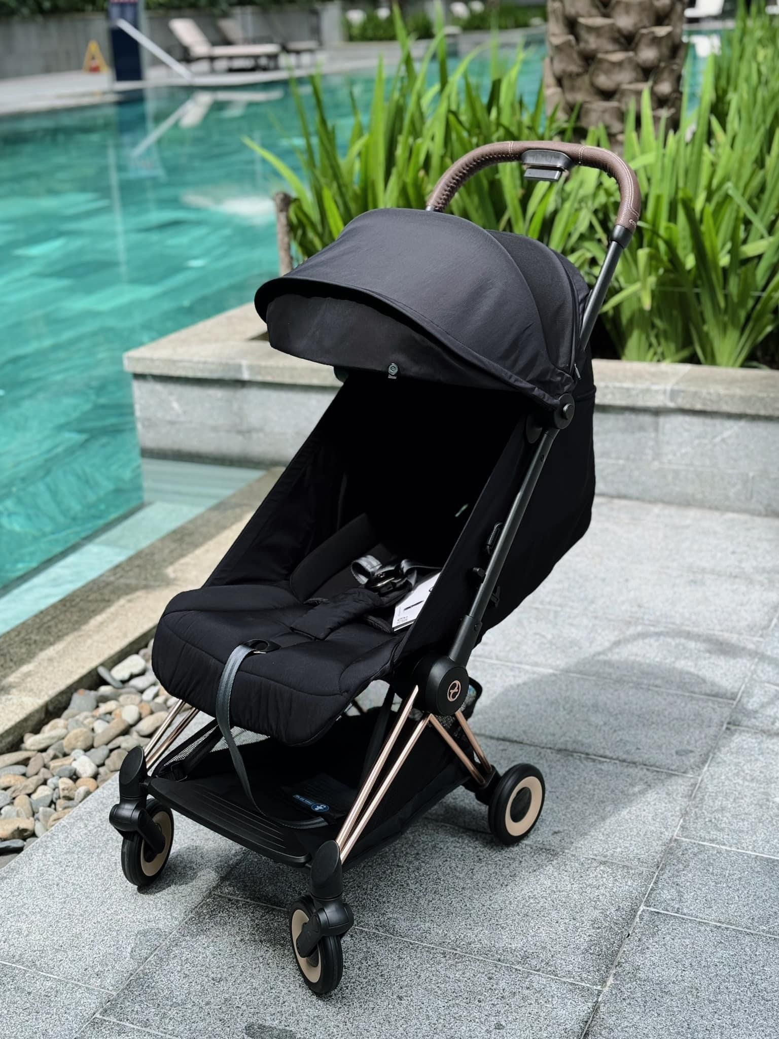 Xe đẩy gấp gọn Cybex Platinum Coya - Rosegold / Sepia Black