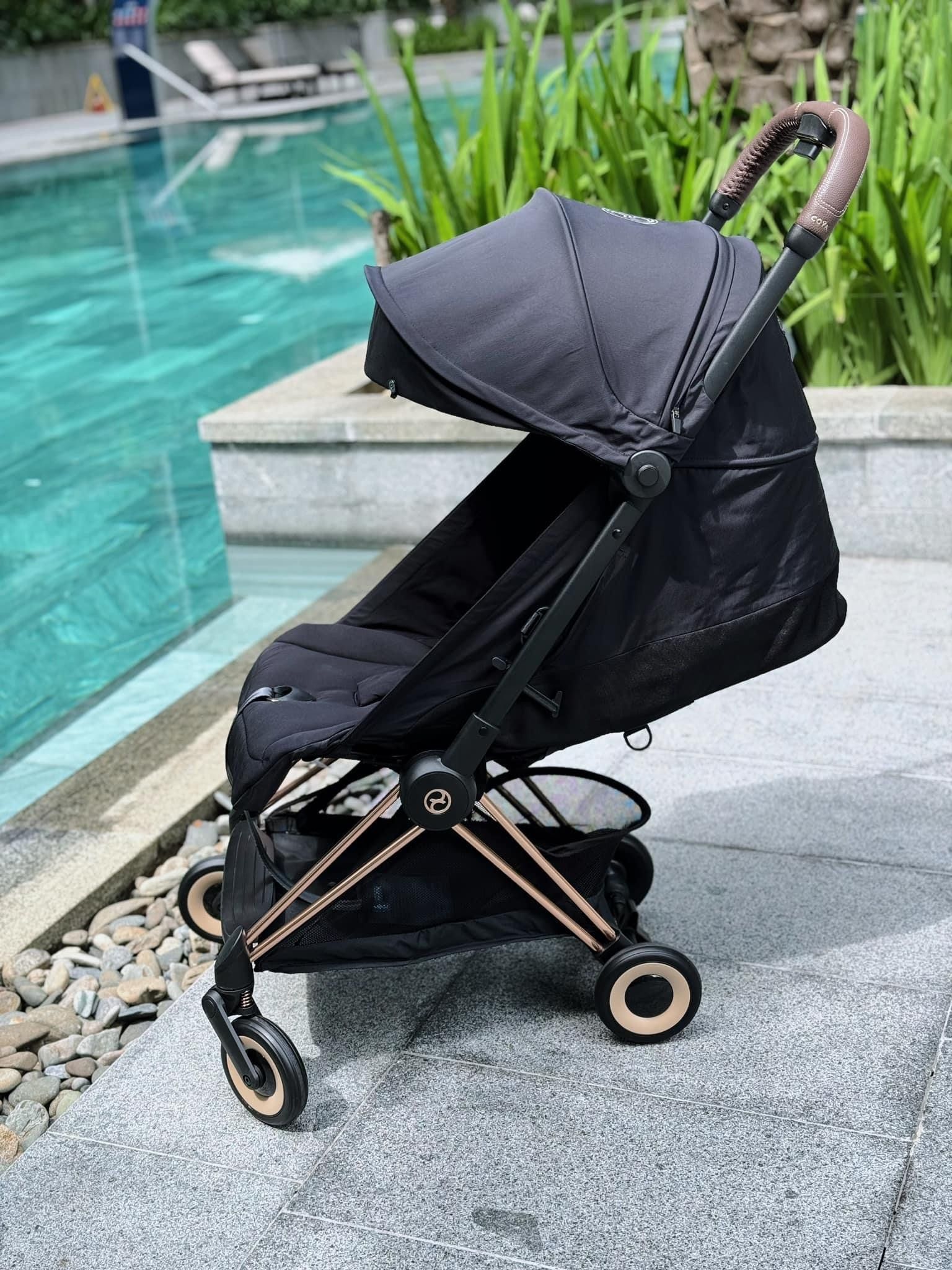 Xe đẩy gấp gọn Cybex Platinum Coya - Rosegold / Sepia Black