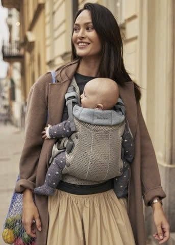Địu Trẻ Em Baby Bjorn Baby Carrier Harmony - Màu Sand Grey