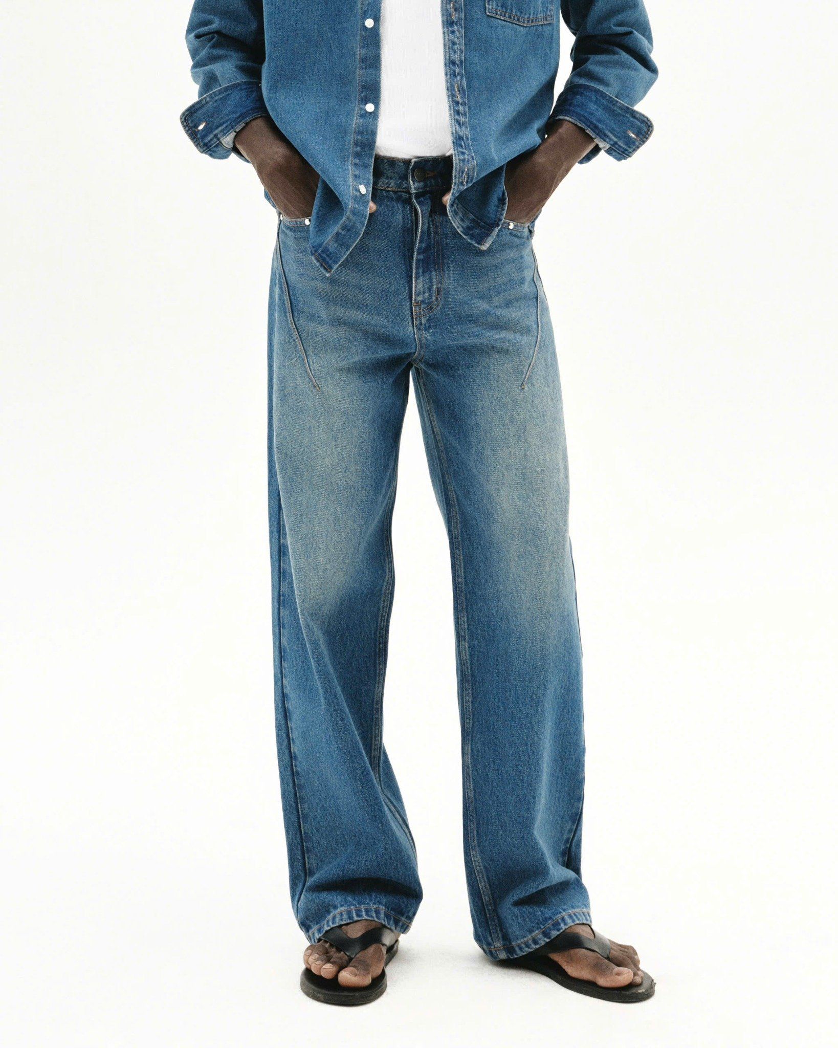 MAVERIK® WASHED DENIM PANTS INDIGO BLUE