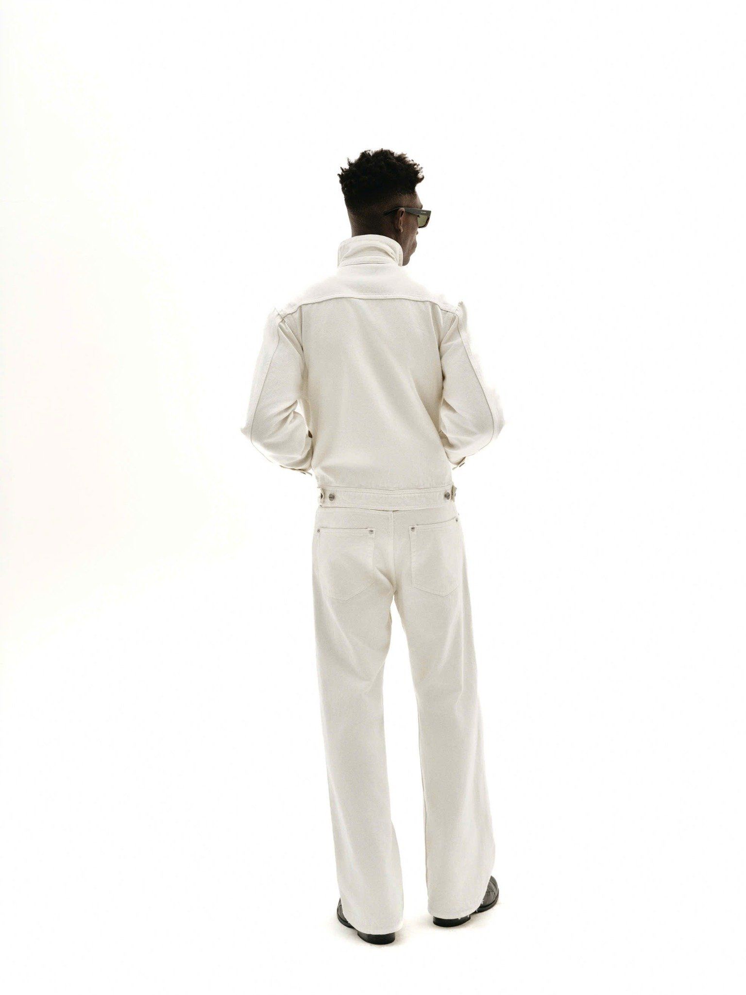 MAVERIK® LOOSE FIT DENIM PANTS ( CREAM WHITE )