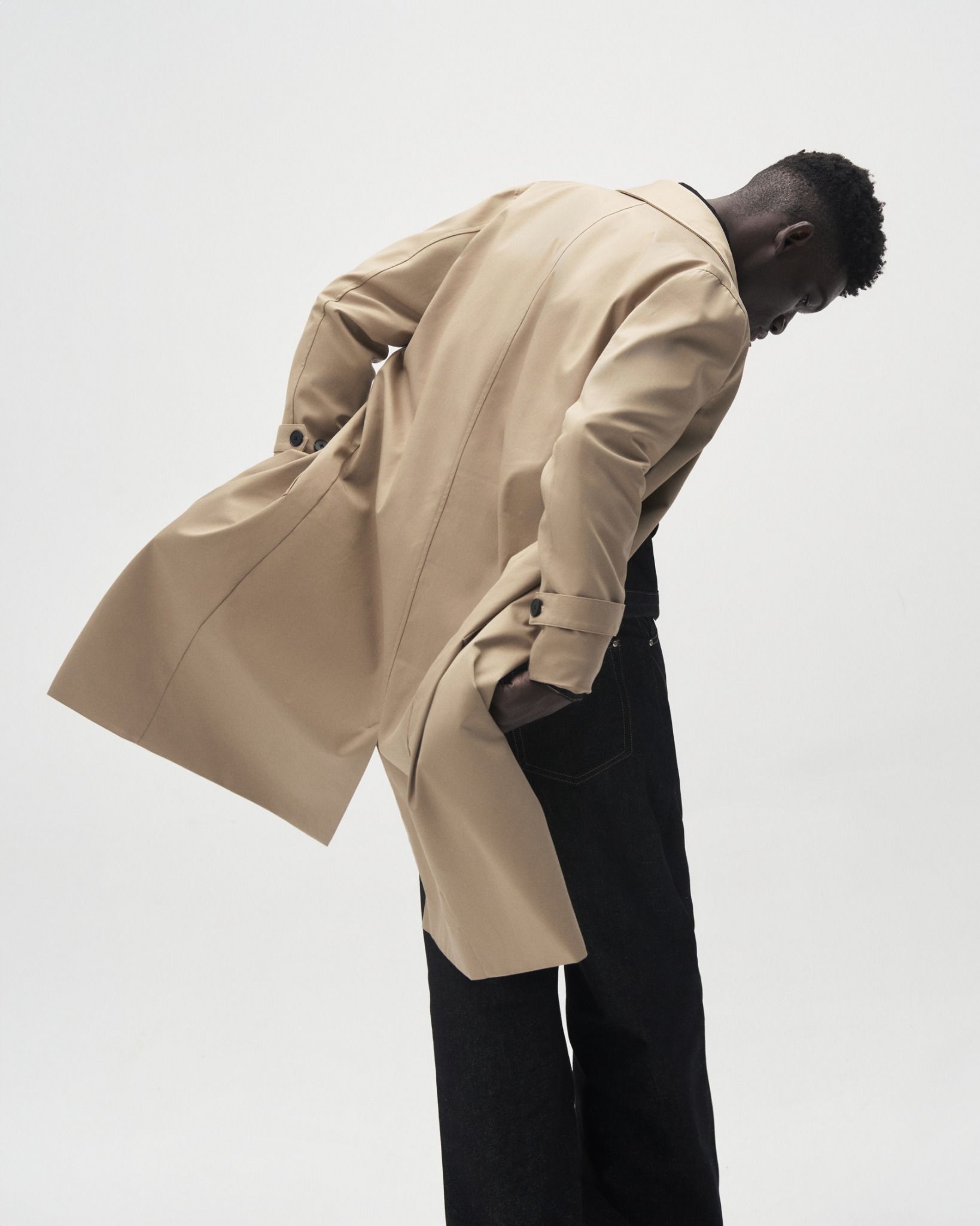 MAVERIK® HERITAGE KHAKI TRENCH COAT ( SAND )