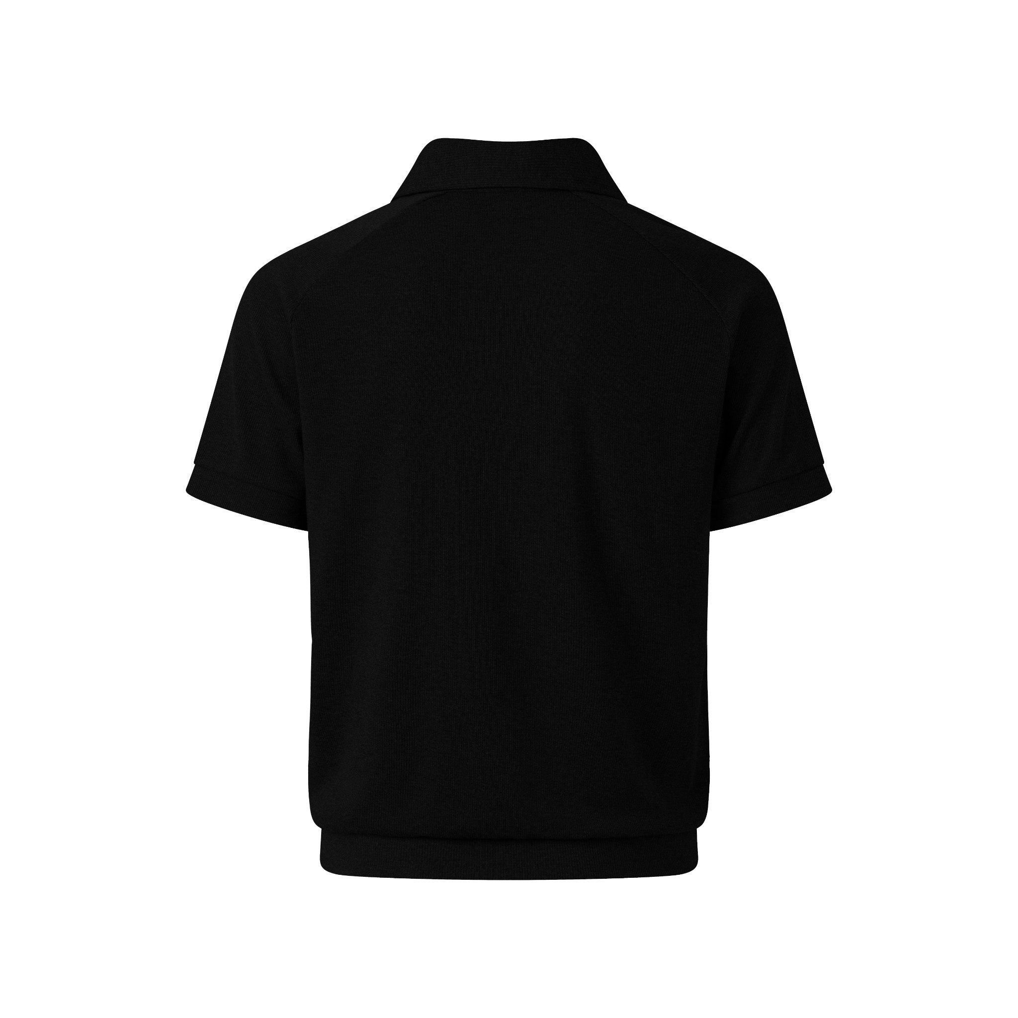 MAVERIK® RIB POLO SHIRT (BLACK)