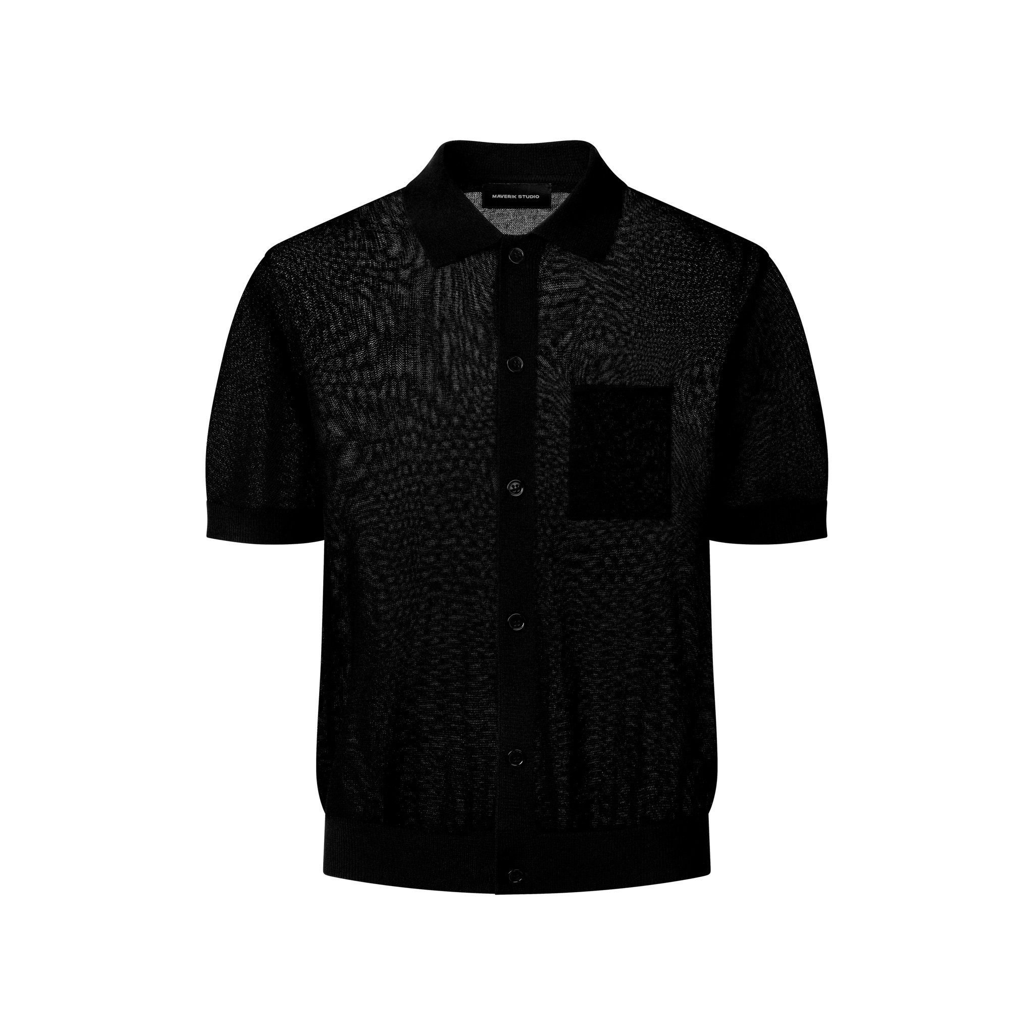 MAVERIK® KNIT SHIRT ( BLACK )