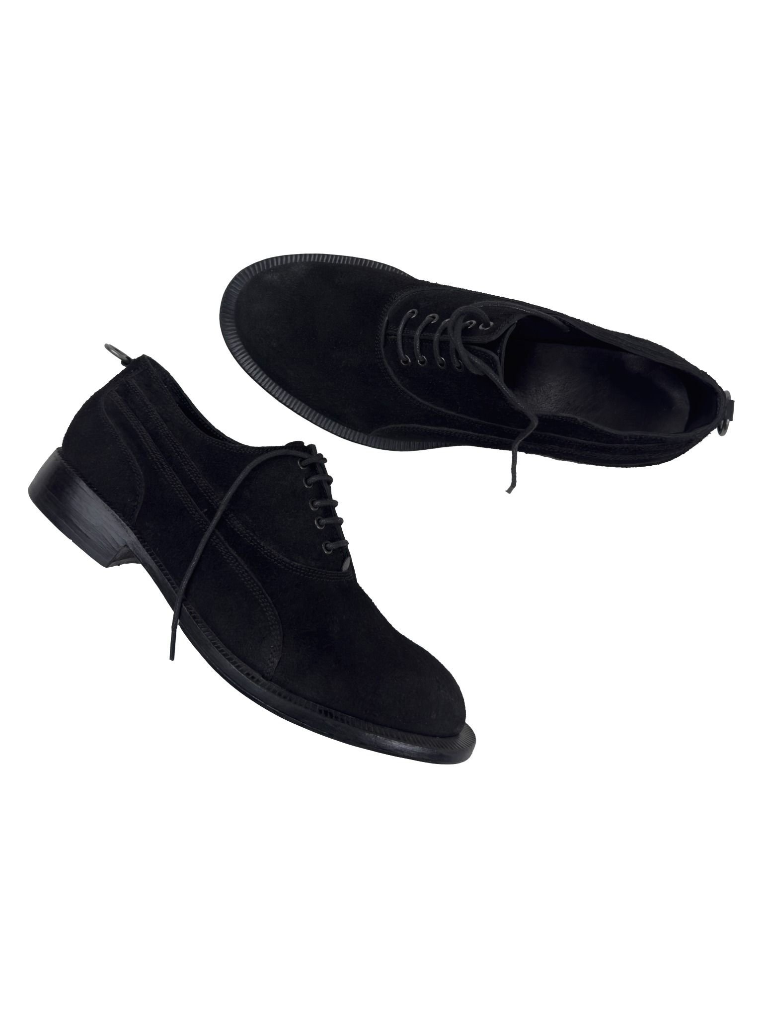 SIGNAL NOISE SUEDE DERBY SHOES ( BLACK )