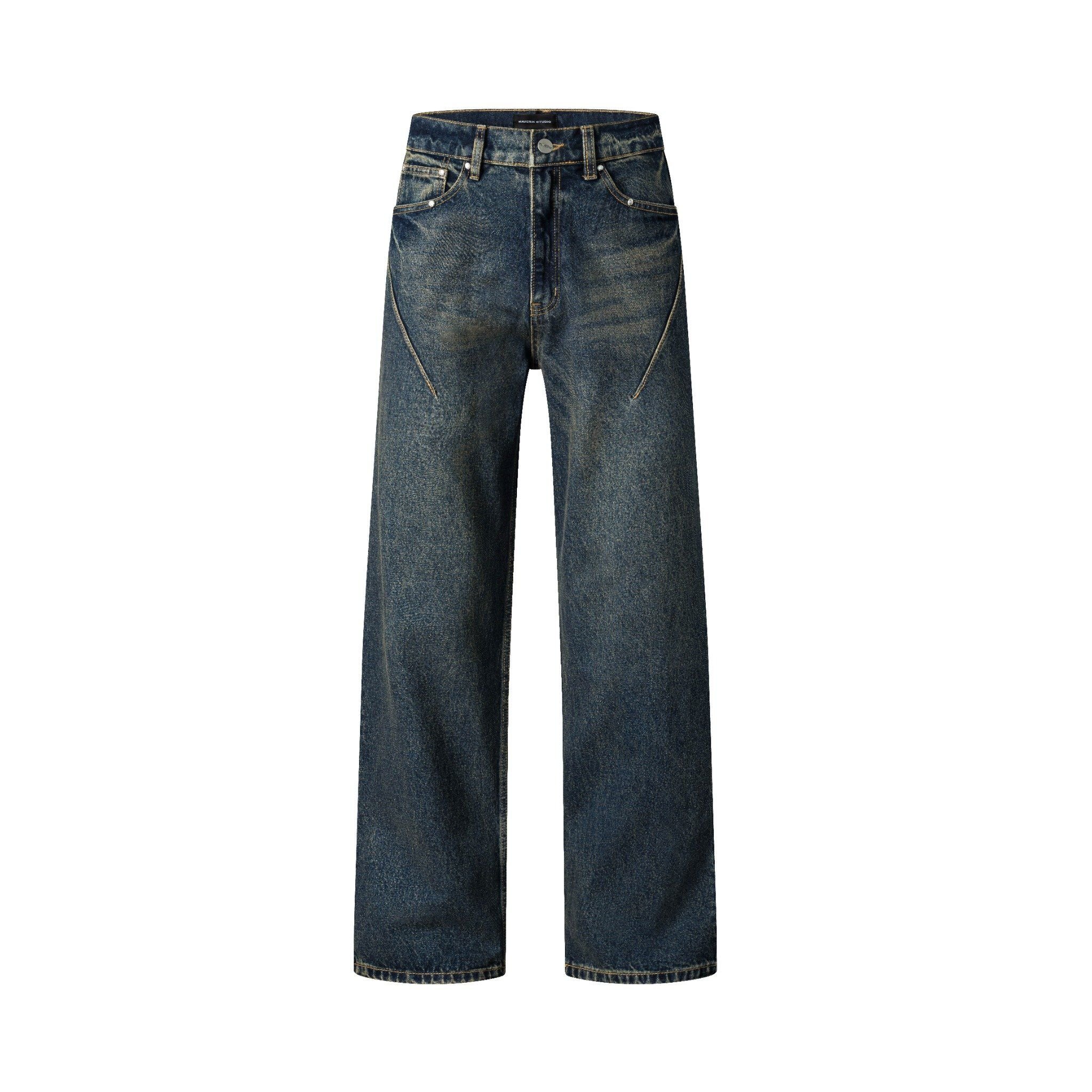 MAVERIK® LOOSE FIT DENIM PANTS ( DIRTY BLUE WASHED )