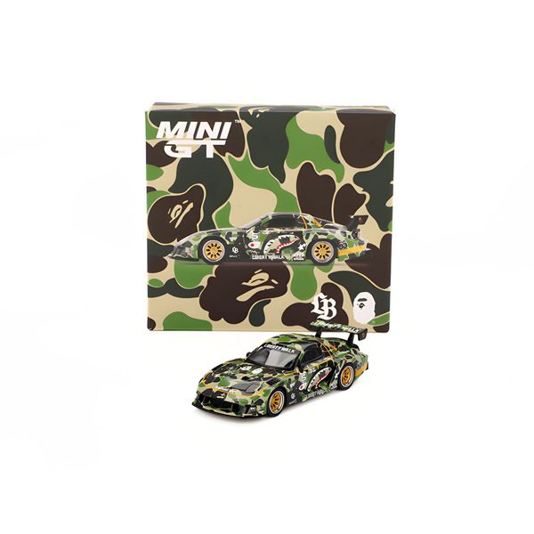 MINI GT - BAPE MAZDA RX-7 LB-Super Silhouette LBWK*A BATHING APE