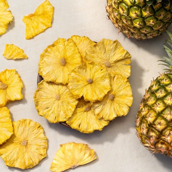 Dứa Sấy Thái Lát — Bromelain Tự Nhiên, Không Đường, Không Chất Bảo Quản
