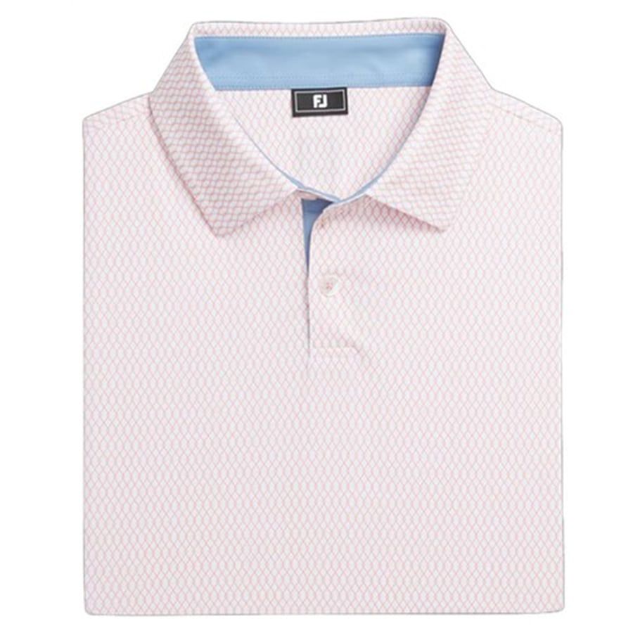Áo Golf Tay Ngắn FootJoy Irongate Print Lisle, Self Collar 32585 | FooÁo Golf Tay Ngắn FootJoy Irongate Print Lisle, Self Collar 32585 | FootJoy