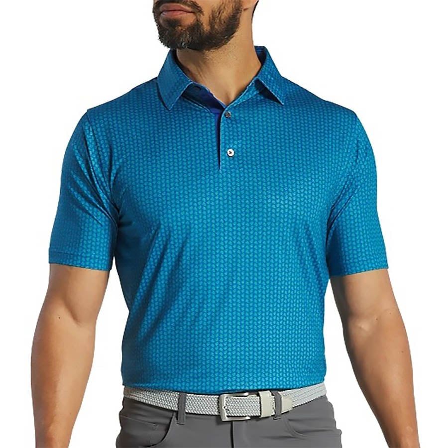 Áo golf nam tay ngắn Leaf Print 31327 | FootJoy