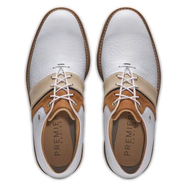 Giày Golf Nam Premiere Series WHITE/BLUE/BROWN 54535 | FootJoy