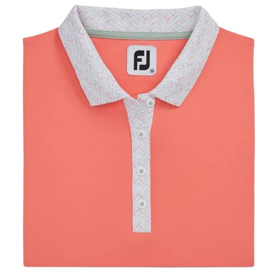 Áo Golf Tay Ngắn Footjoy Short Sleeve Print Trim Shirt 82108 | FootjoyÁo Golf Nam Tay Ngắn Short Sleeve Print Trim Shirt 82108 | Footjoy
