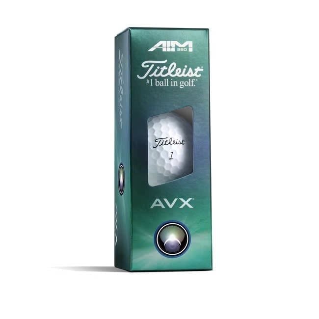 Hộp 12 bóng golf AVX 2025 White FULL WRAP | Titleist