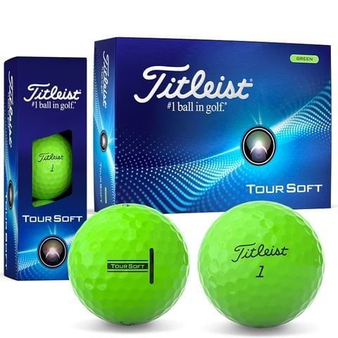 Hộp 12 bóng golf Tour Soft 2024 màu Trắng | TitleistHộp 12 bóng golf Tour Soft 2024 màu Xanh MEGA SALE | Titleist
