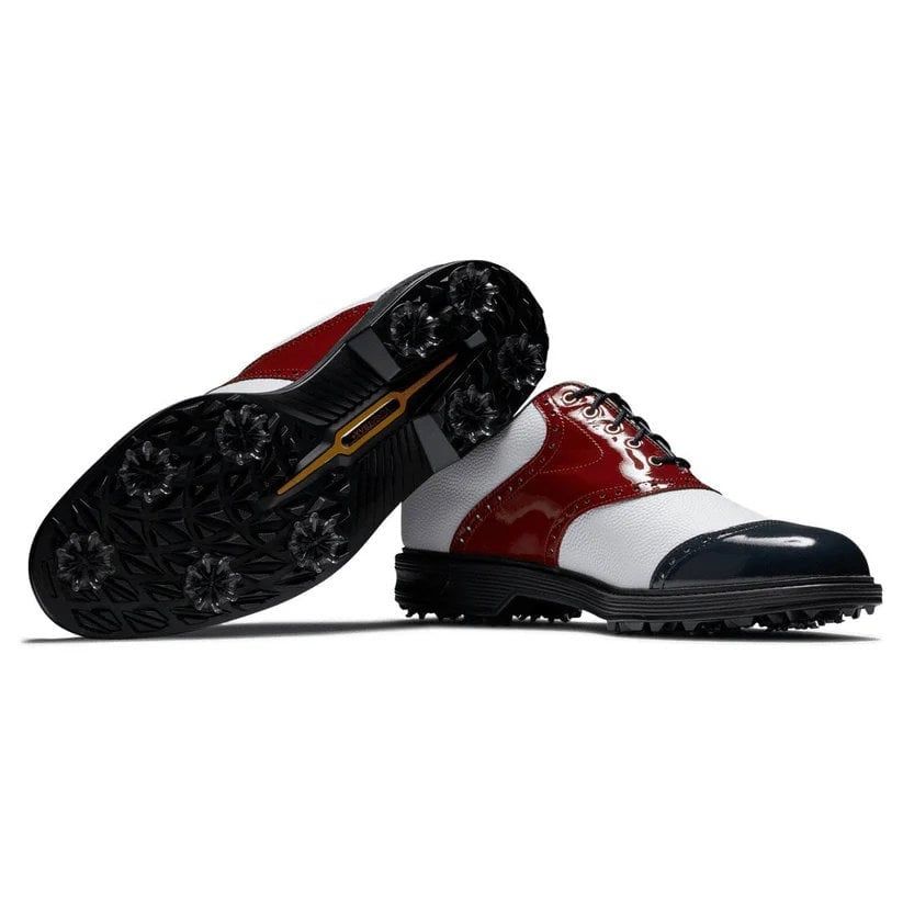 Giày Golf Nam DJ PREM 100 YRS WHT/NVY/RED 54393 | FootJoy
