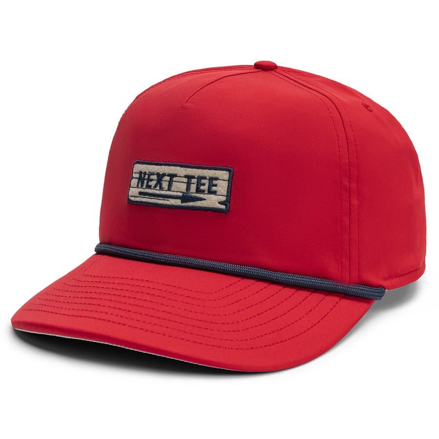 Nón kết golf nam Unstructured 5-Panel Cap Red Next Tee 45849 | FootJoyNón kết golf nam Unstructured 5-Panel Cap Red Next Tee 45849 | FootJoy