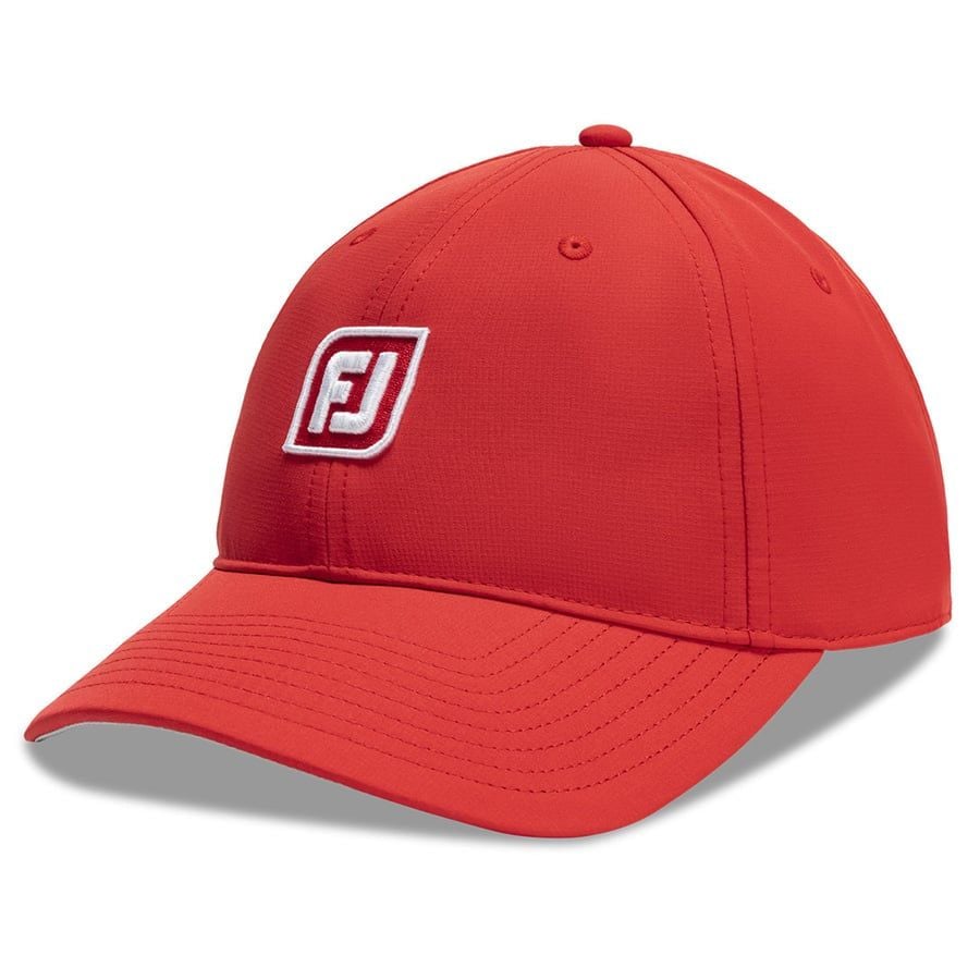 Nón kết golf nam Performance Golf Cap Red 45860 | FootJoyNón kết golf nam Performance Golf Cap Red 45860 | FootJoy
