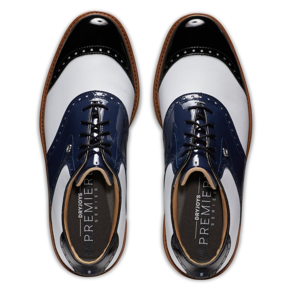 Giày Golf Nam DS DJ PREMIERE WHT/NVY/BLK 54323 | FootJoy