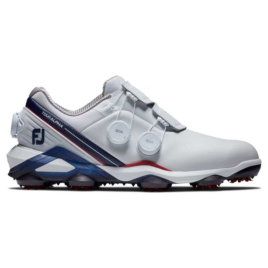 Giày Golf Nam Es Tour Alpha Boa Wht/Red/Nvy 55542 | FootJoyGiày golf nam Es Tour Alpha Boa Wht/Red/Nvy 55542 | FootJoy