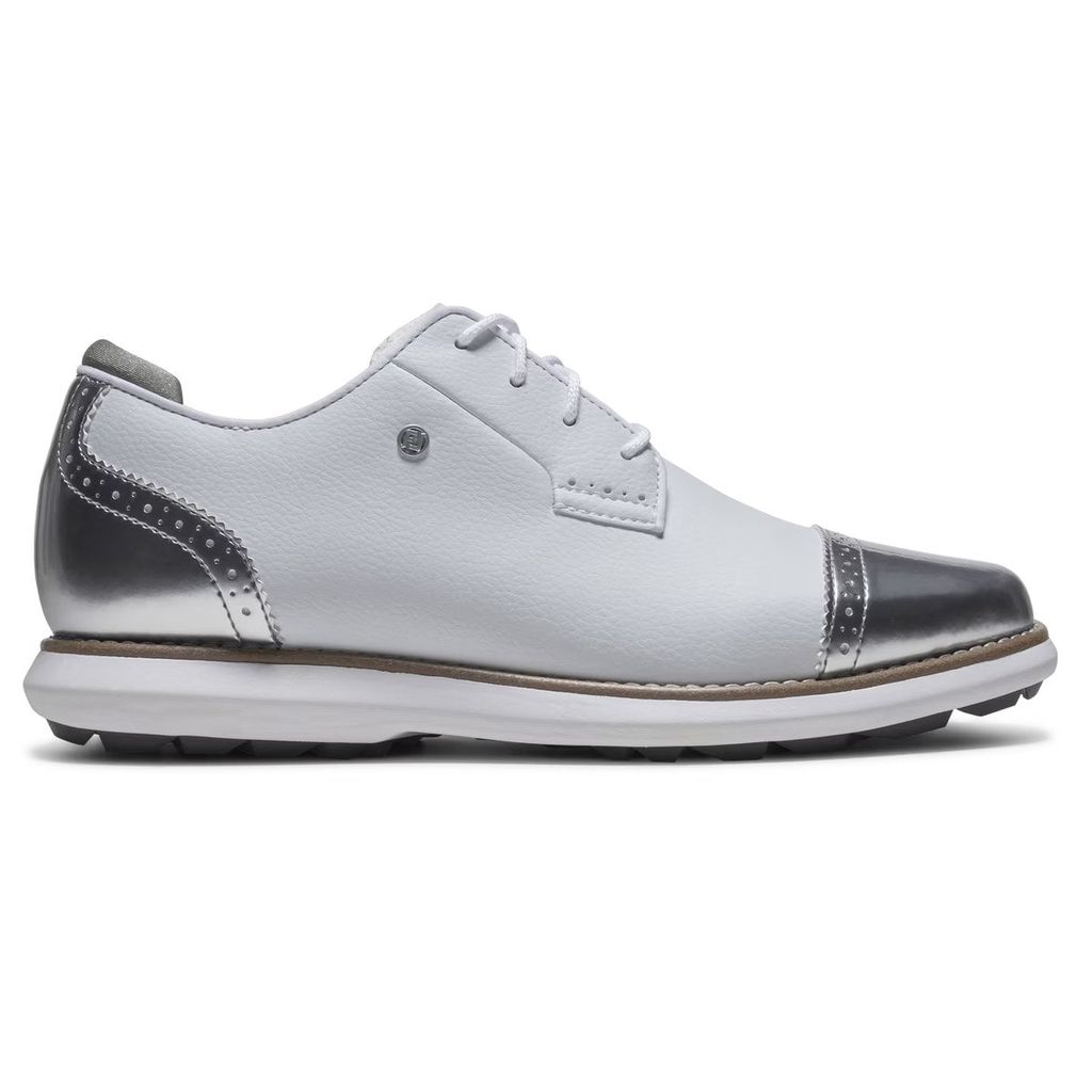 Giày golf nữ GS W Traditions Wht/Wht/Sil 98238 | FootJoyGiày golf nữ GS W Traditions Wht/Wht/Sil 98238 | FootJoy