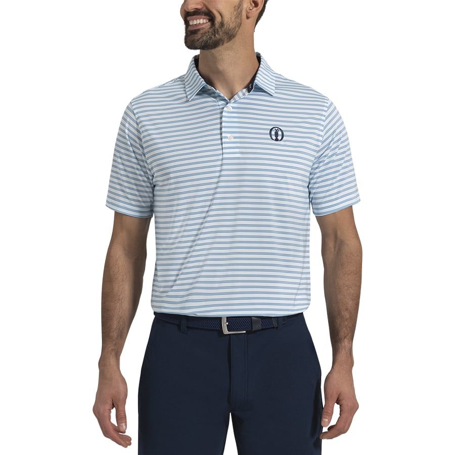 Áo Golf nam tay ngắn Open Stripe Lisle Shirt 38879 | FootJoy
