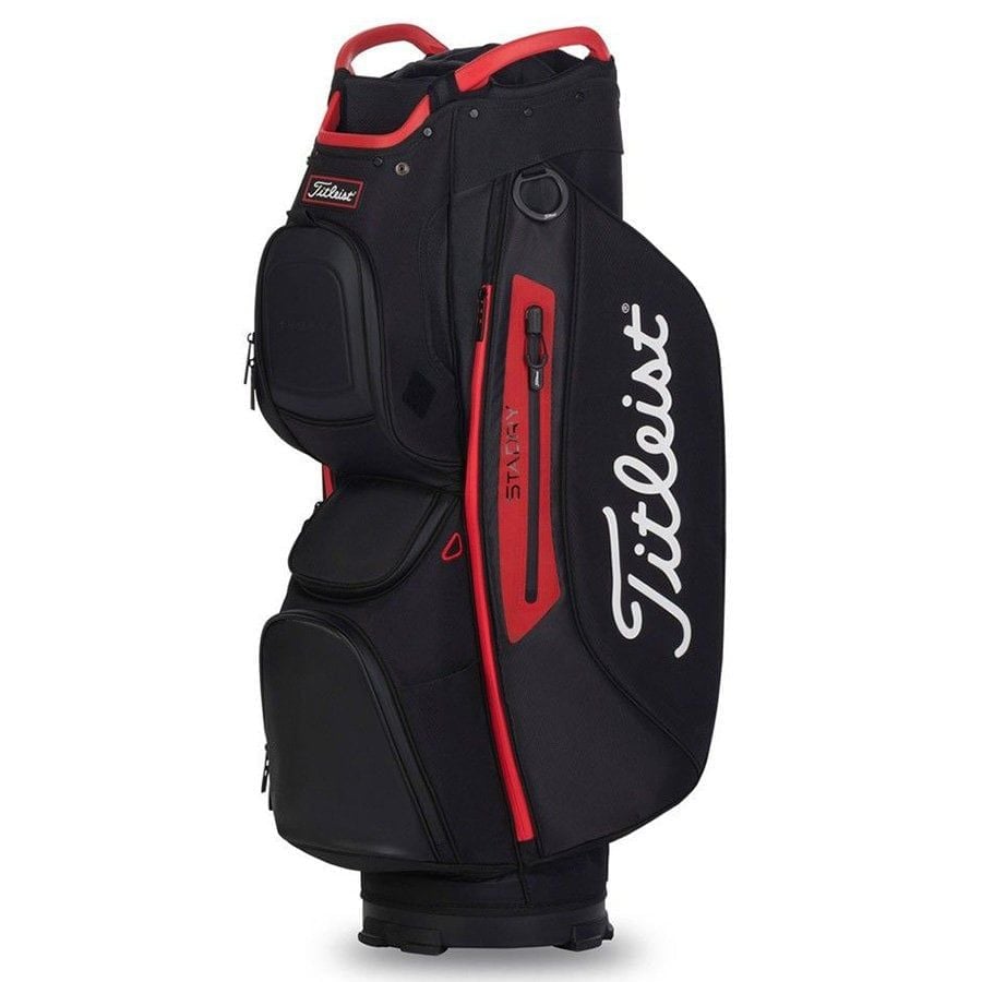 Túi gậy golf CART 15 STADRY BLACK/BLACK/RED TB20CT7-006 MEGA SALES | TTúi gậy golf CART 15 STADRY BLACK/BLACK/RED TB20CT7-006 MEGA SALES | Titleist