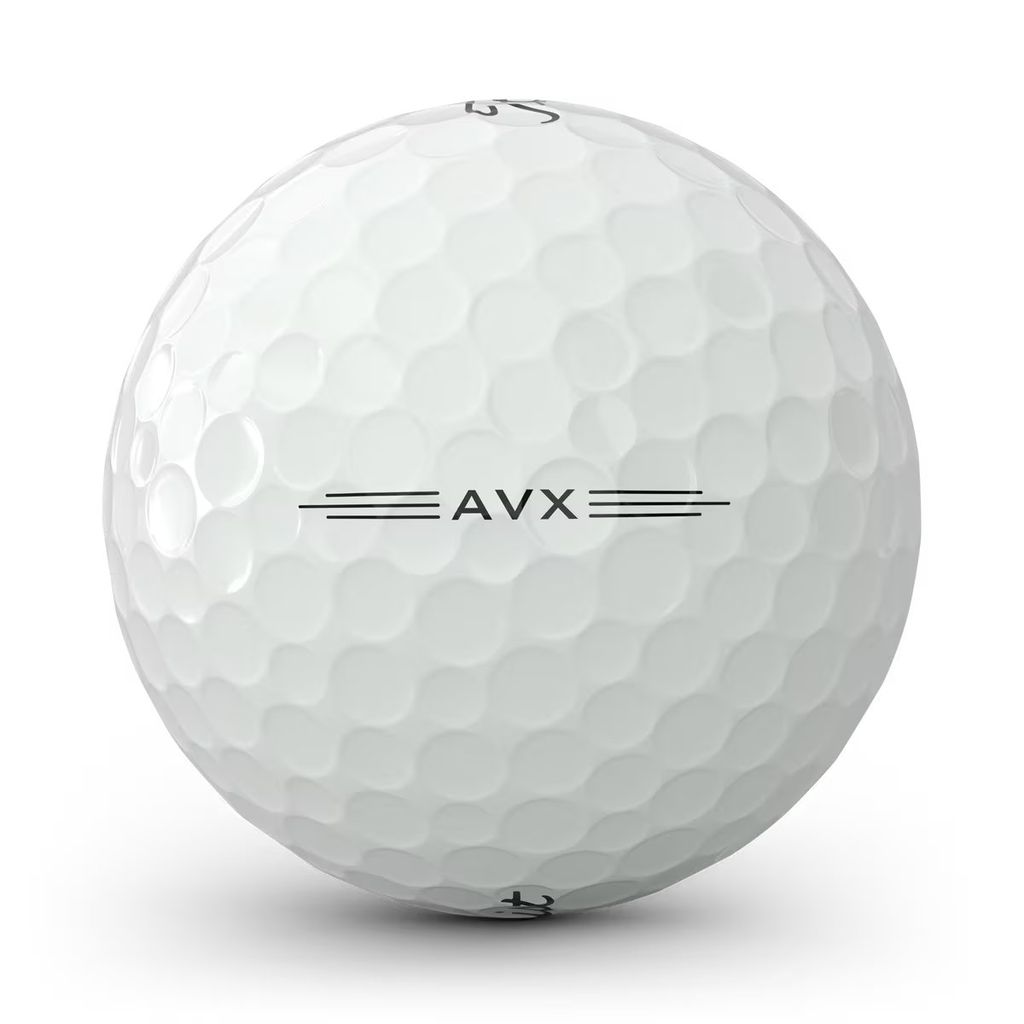 Hộp 12 bóng golf AVX Trắng 3 lớp 2026 | Titleist