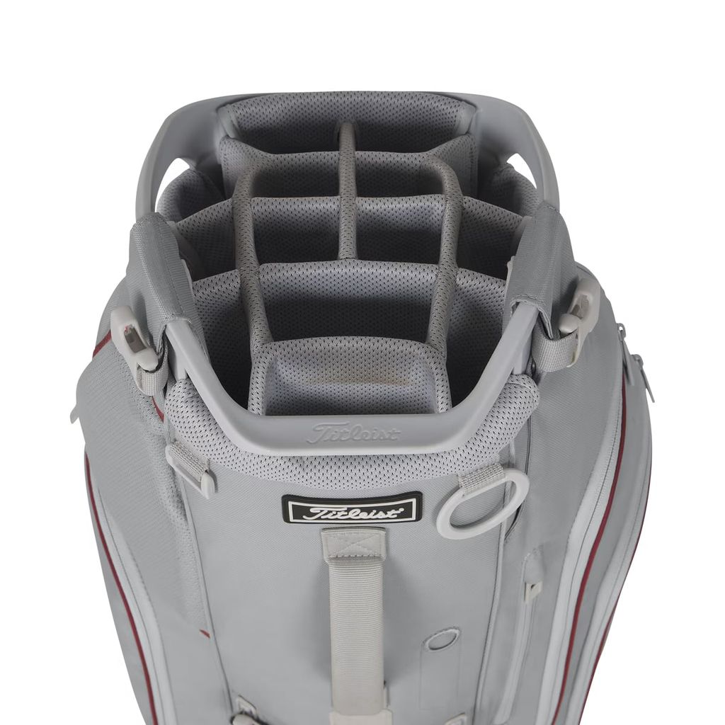 Túi Gậy Golf Hybrid 14 Cool Gray/Crimson/White TB25SX14A-261 | Titleis