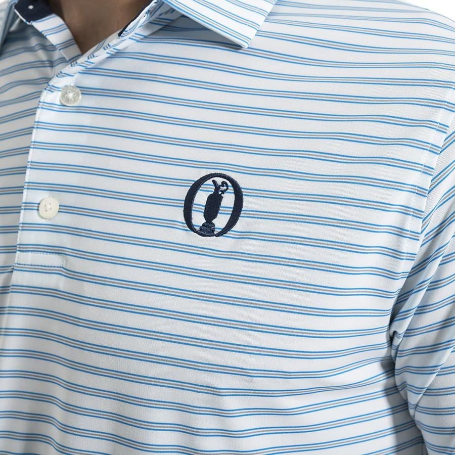 Áo Golf nam tay ngắn Open Stripe Lisle Shirt 38879 | FootJoy