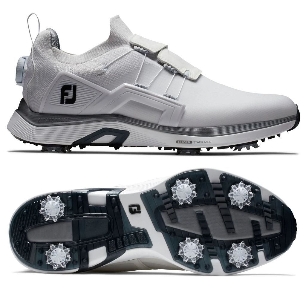 Giày Golf Nam FootJoy DS HYPERFLEX BOA WHT/WHT/GRY 51099