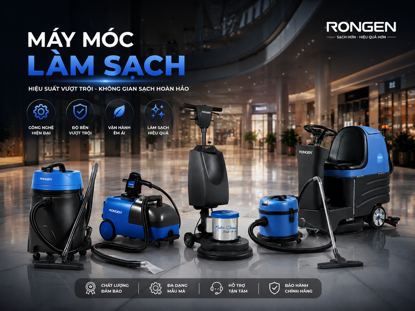 Máy móc làm sạch công nghiệp