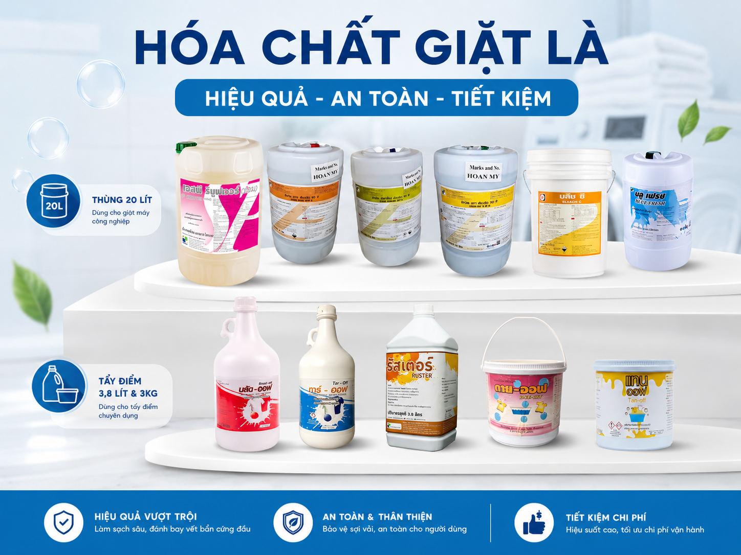 Hóa chất giặt là