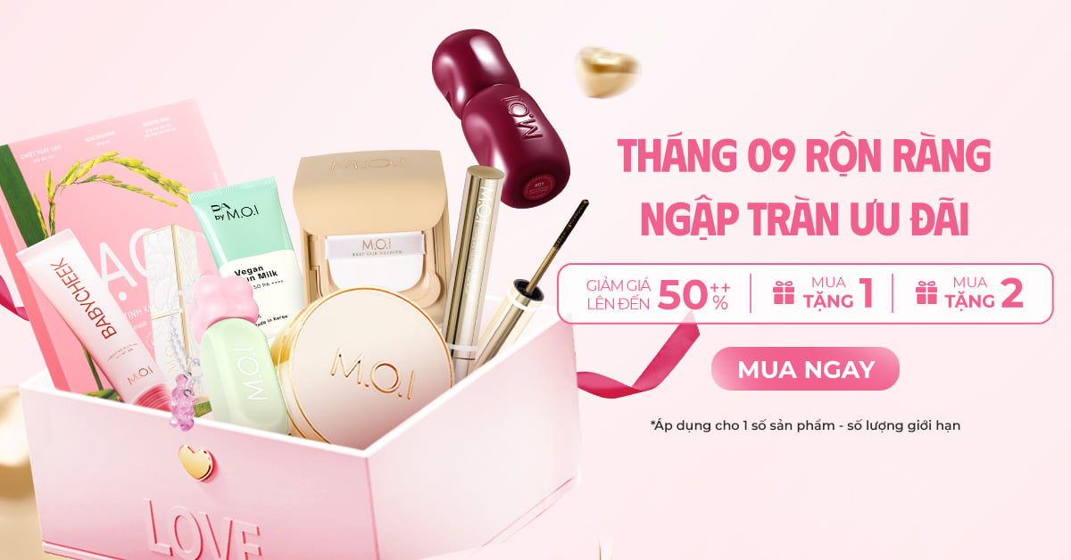 M.O.I Cosmetics - ƯU ĐÃI THÁNG 10