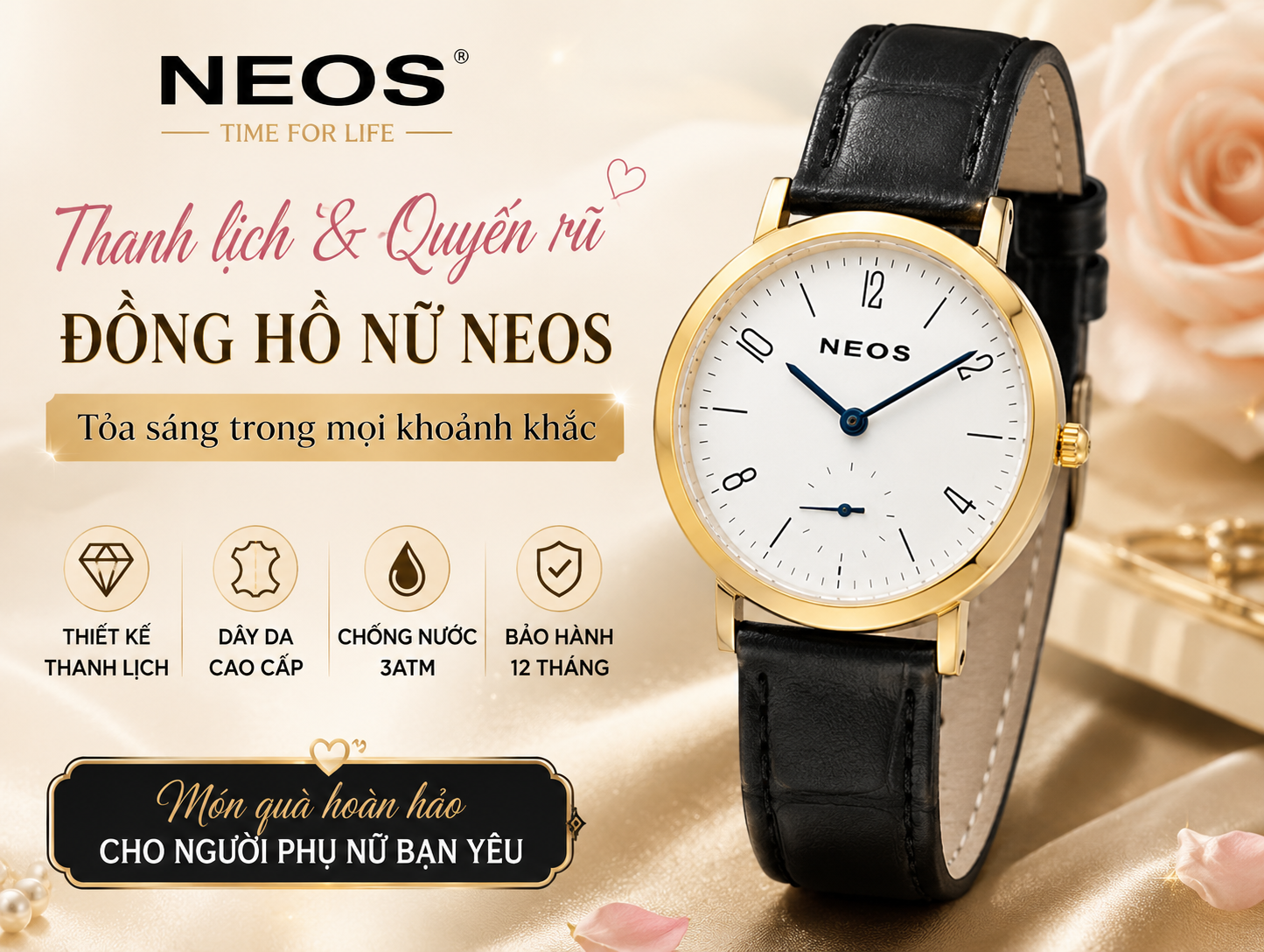 Đồng hồ Nữ Dây Da