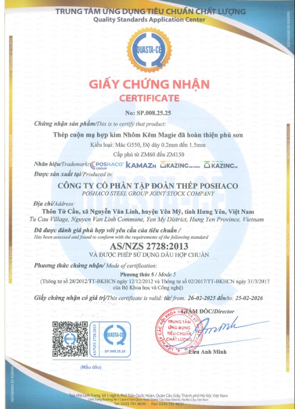 Tiêu chuẩn AS/NZS 2728:2013