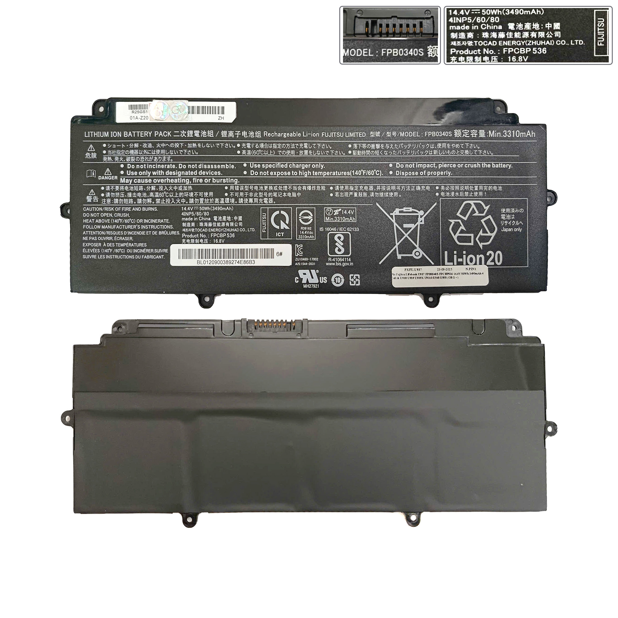 PIN LAPTOP