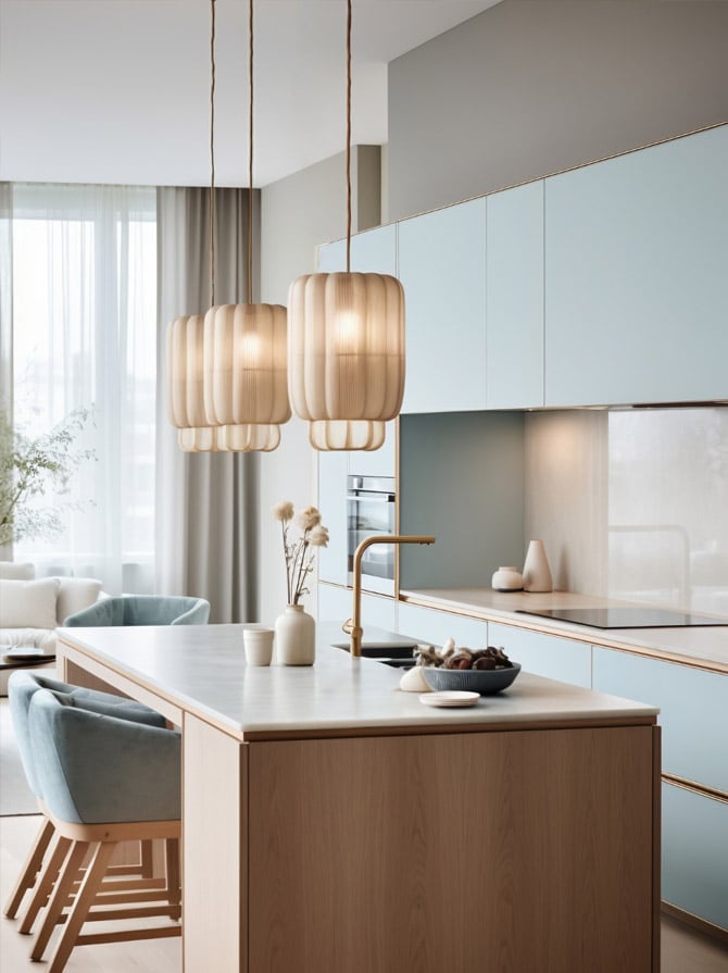 Thiết kế nội thất đa dạng phong cách