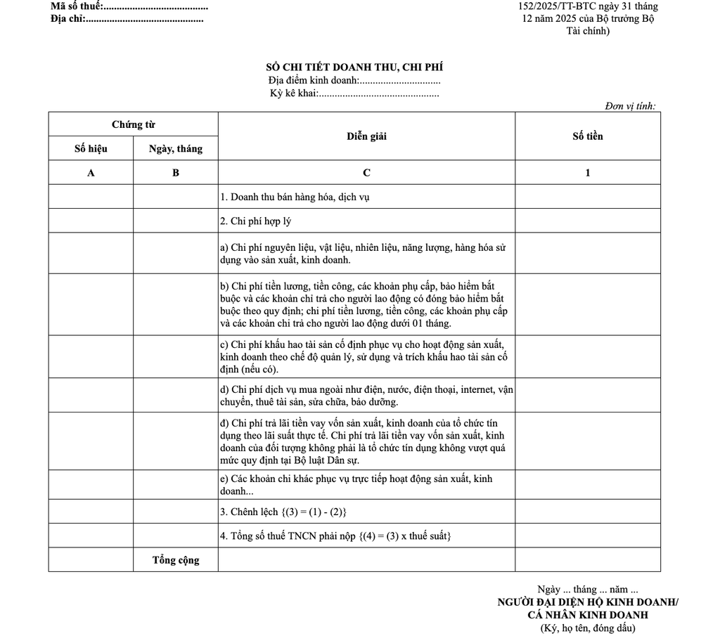 Thuế cho Hộ kinh doanh - Haravan