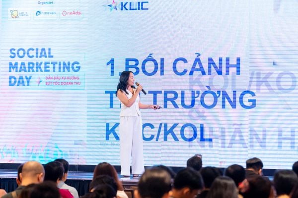 Ms. Nương Đào chia sẻ các nguyên tắc trong chiến lược sử dụng KOL/KOC Marketing