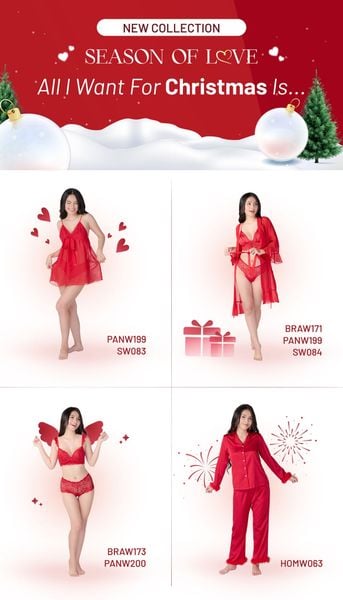 BST SEASON OF LOVE: MANG SẮC ĐỎ ẤM ÁP VUI GIÁNG SINH