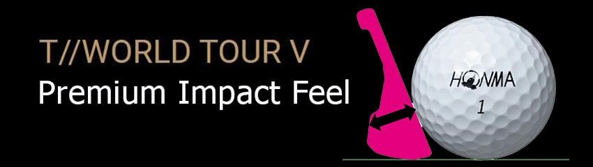Công nghệ Premium Impact Feel của Bộ gậy sắt TW TOUR V | HONMA