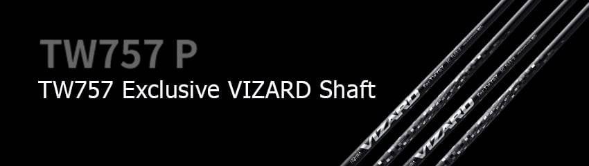 TW757 Exclusive VIZARD Shaft của Bộ gậy golf irons Tour World 757 P | HONMA