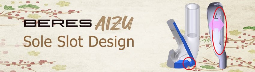 Công nghệ Sole Slot của Bộ gậy golf irons BERES AIZU AQ MX Black | HONMA