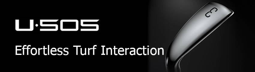 Công nghệ Effortless turf interaction của Gậy sắt Utility U505 FORGED III 2023 | Titleist