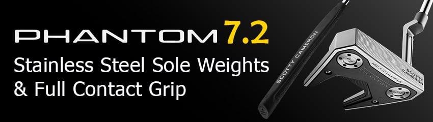 Công nghệ Stainless Steel Sole Weights & Full Contact Grip của Gậy Putter PHANTOM 7.2 RIGHT HAND 2025 | Titleist