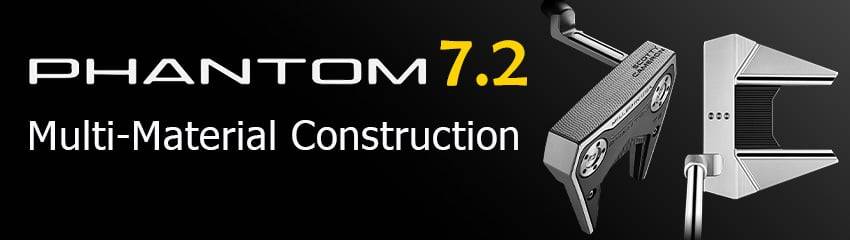 Công nghệ Multi-Material Construction của Gậy Putter PHANTOM 7.2 RIGHT HAND 2025 | Titleist