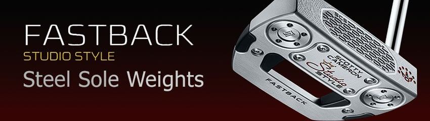 Công nghệ Customizable Stainless Steel Sole Weights của Gậy Putter Studio Style FASTBACK 2025 | Titleist