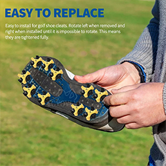 cận cảnh đinh giày golf - cách thay đinh giày golf tại nhà