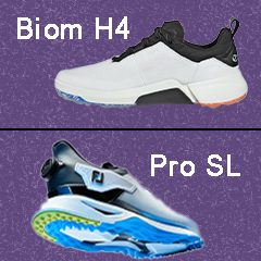 so sanh giày golf FJ pro sl vaf ecco biom h4