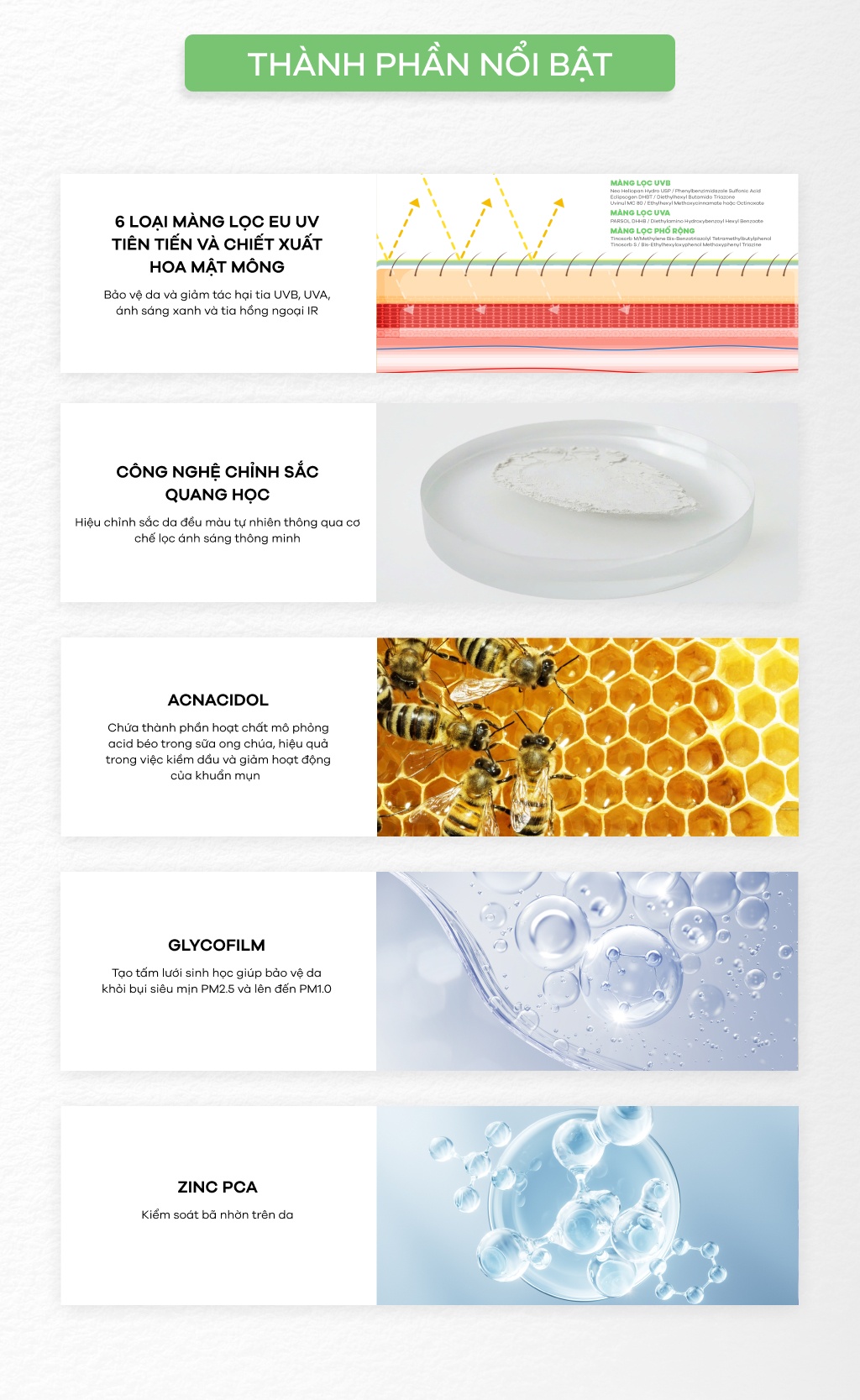 BỘ ĐÔI KEM CHỐNG NẮNG PHỔ RỘNG ACNOIL PROTECTION & HYGLOW PROTECTION